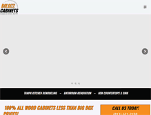 Tablet Screenshot of baycitycabinets.com